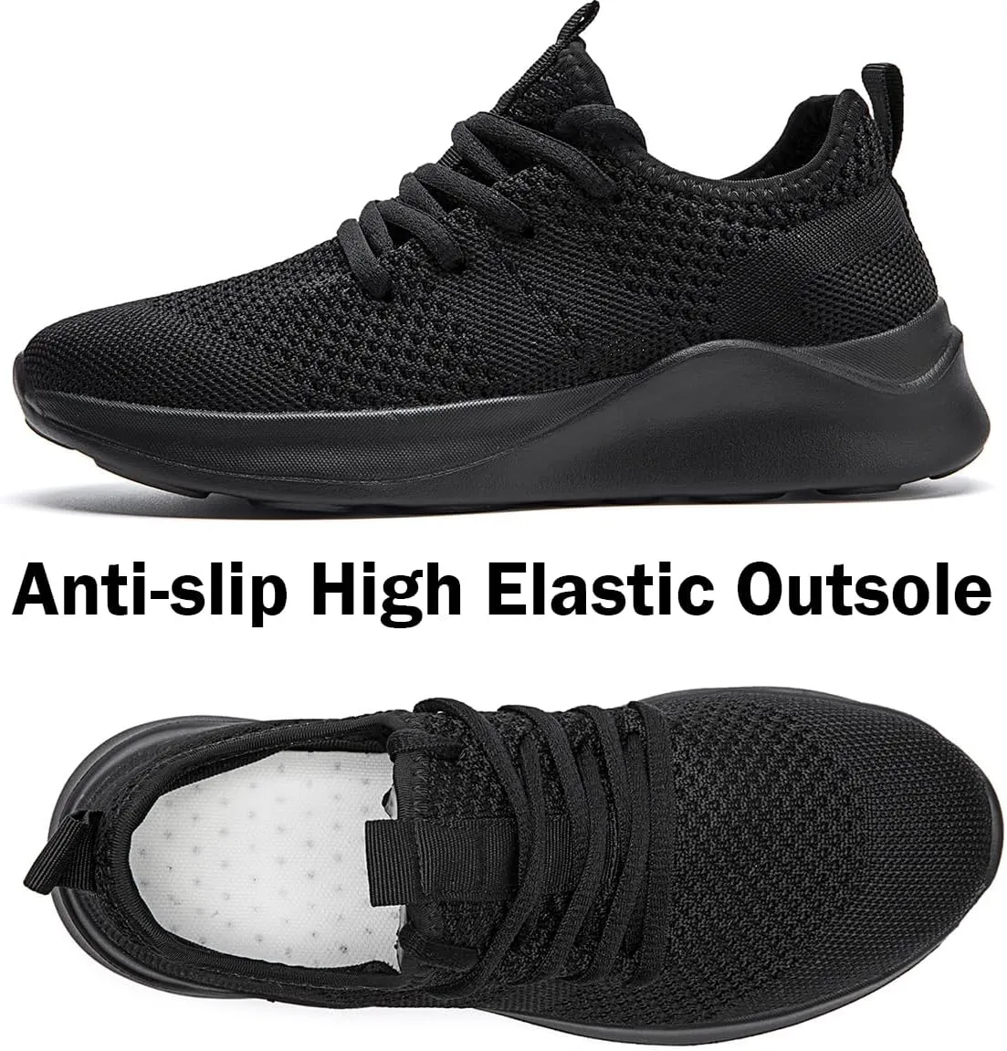 Womens Walking Shoes Running Sneakers Slip On Tennis Sport Workout Gym Athletic Outdoor Travel Work Lightweight Fashion Breathable Comfortable Shoe