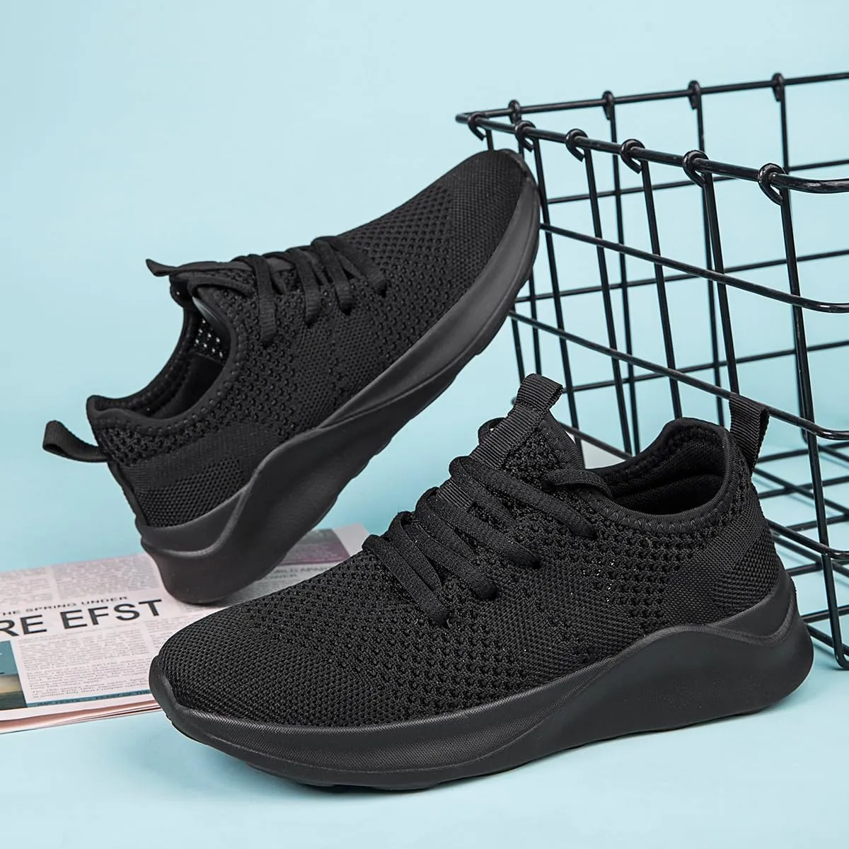 Womens Walking Shoes Running Sneakers Slip On Tennis Sport Workout Gym Athletic Outdoor Travel Work Lightweight Fashion Breathable Comfortable Shoe