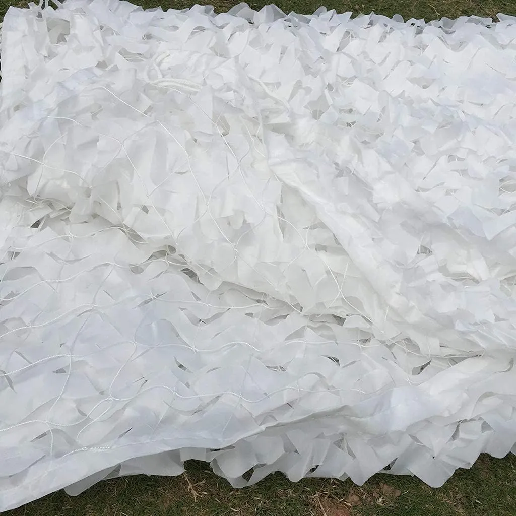 Woodland Camouflage Netting,Jungle Military White Camo Net Sunscreen Nets for Wildlife Hunting, Photography, Car Sun Shade, Leisure Camping, Bars