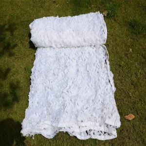 Woodland Camouflage Netting,Jungle Military White Camo Net Sunscreen Nets for Wildlife Hunting, Photography, Car Sun Shade, Leisure Camping, Bars