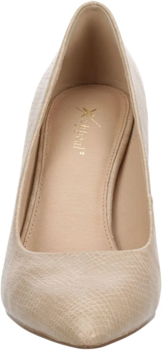 XAPPEAL Joya - Women's Slip-On Stilleto Pointed Closed Toe High Heel