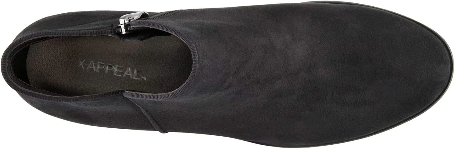 XAPPEAL Stewart - Women's Low Block Heel Slip-On Ankle Booties