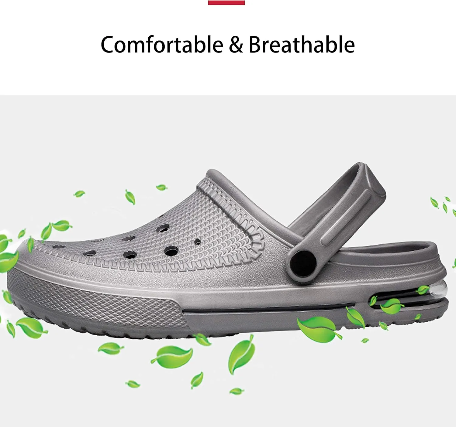 YHOON Unisex Garden Clogs Shoes | Water Shoes | Comfortable Slip on Shoes Air Cushion Slippers