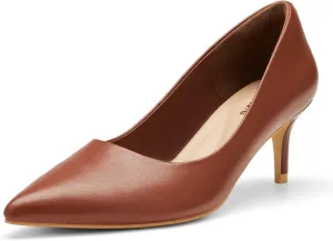 ZURIN Women's Pointed Toe Comfortable Stiletto Heels Closed Toe Dress Pumps Shoes for Wedding Work Office Business